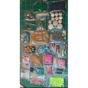 Assorted Jewelry Making Kit with Beads Hooks & Clasps for Craft Projects